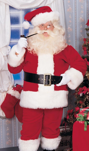 COSTUME RENTAL - S100A IMPERIAL SANTA  RED SUIT  XL