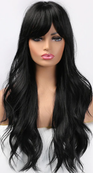 WIG: Beauty Wavy Banged Wig LC344