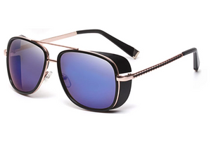 ACCESS: Glasses, 1970's (blk/blue)