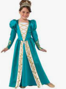 KIDS COSTUME:  Jade Princess Med/Large AVAILABLE ONLINE ONLY