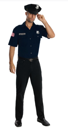 ADULT COSTUME: Police Officer XL