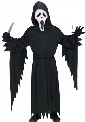 ADULT COSTUME:  Scream Costume Standard Size