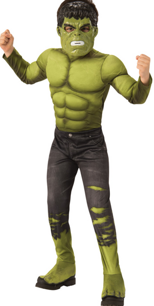 KIDS COSTUME:The Hulk Medium AVAILABLE ONLINE ONLY