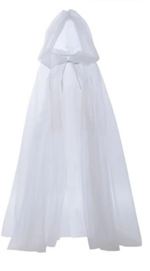 ACCESS: Cape,  Chiffon White