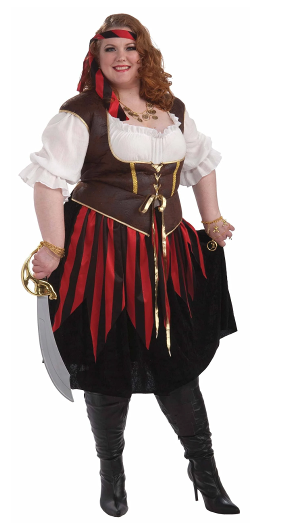 ADULT COSTUME: PIRATE LADY PLUS – Woodbridge Costume Rentals