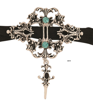 ACCESS: necklace, Gothic Cross, deluxe necklace