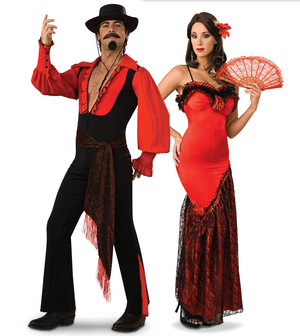 COSTUME RENTAL - I20B Senorita MEDIUM  1pc