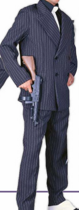 COSTUME RENTAL - J42 1920's  Gangster Suit Large 4pc