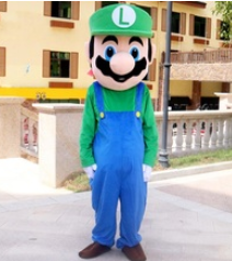 COSTUME RENTAL - R187 Mr Luigi 7pcs