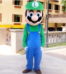 COSTUME RENTAL - R187 mr Luigi 6 pcs