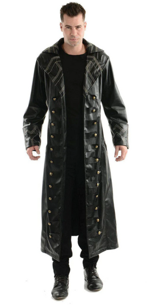 COSTUME RENTAL - G53 Leather Apocalyptic / Pirate Jacket XL
