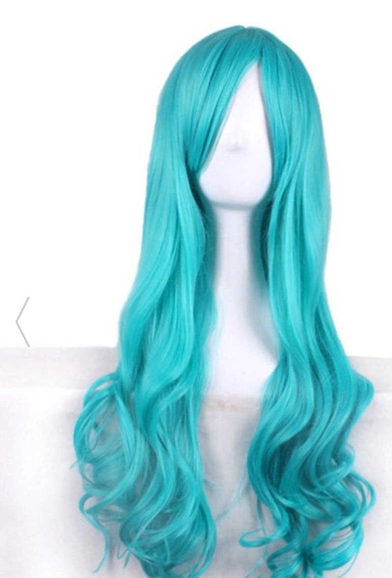 Green mermaid wig outlet