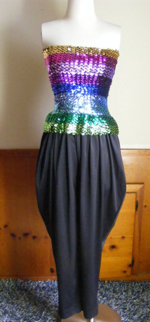 COSTUME RENTAL - X307A Jumpsuit, Sequin LRG