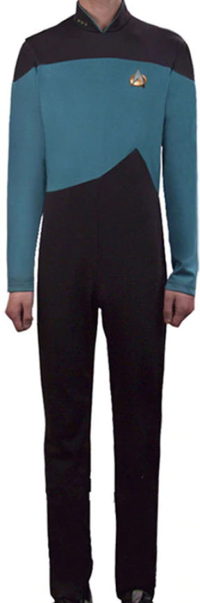 COSTUME RENTAL - D36 Star Trek Jumpsuit(green) 1 pc