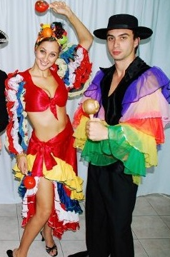 COSTUME RENTAL - I24 Calypso Man- 5 pc large