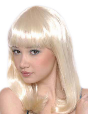 WIG: Pageboy wig, Blonde