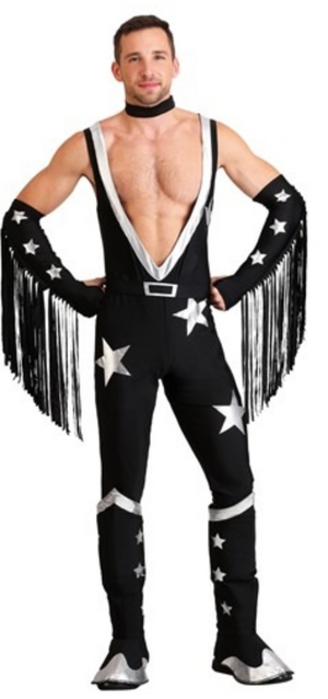 COSTUME RENTAL - D119A Starboy kiss 7 pc Large