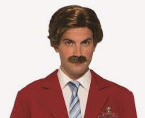 Wig: 1980's Anchorman WIg