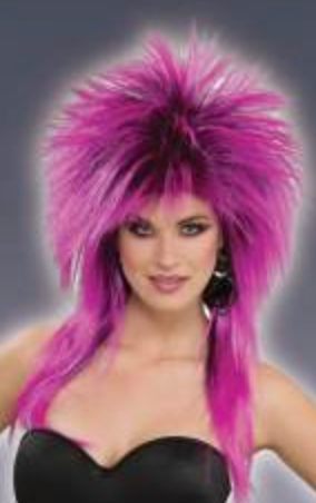 WIG: purple Pizzazz Wig