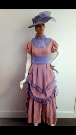 COSTUME RENTAL - c53 Turn of Century Dress - 5pc med