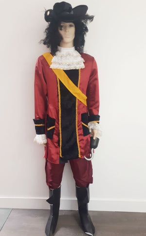 COSTUME RENTAL - D11  Captain Hook 8pc large