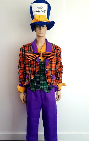 COSTUME RENTAL - D23 Mad Hatter 4 pcs M/L UNAVAILABLE OCT 22-29