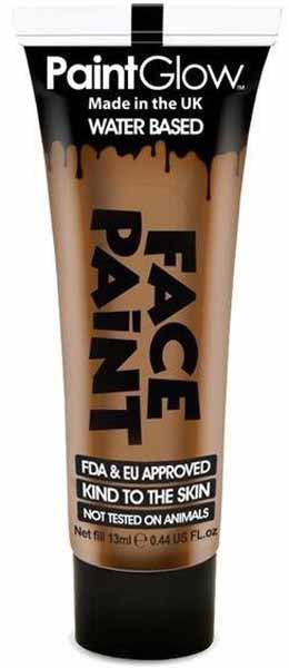 MAKEUP: Face & Body Paint 13ML LIGHT BROWN