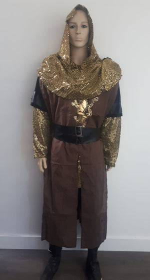 COSTUME RENTAL - A55 Golden Knight - 8 pc Large UNAVAILABLE OCT 29-Nov 4