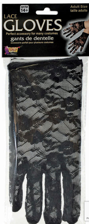 ACCESS:  Gloves, black Lace