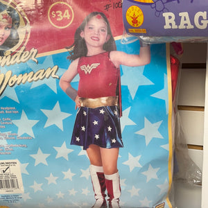 KIDS COSTUME: Wonder Woman Medium AVAILABLE ONLINE ONLY