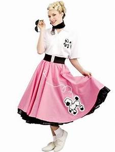 COSTUME RENTAL - J57 1950's Pink Poodle Outfit LRG 6 pcs