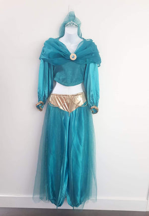 COSTUME RENTAL - D3 Princess Jasmin - 4 pcs MED/LARGE