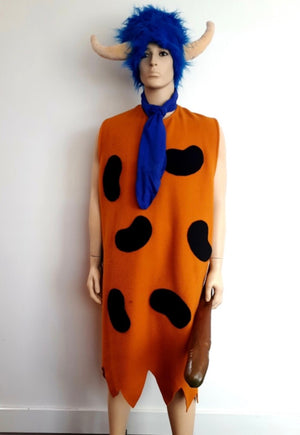 COSTUME RENTAL - D32 Fred Flintstone - 4 pcs Large -
