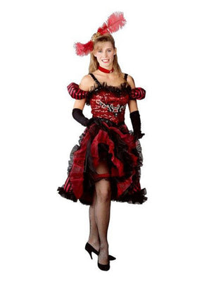 COSTUME RENTAL - C45 Saloon / Can Can Girl Large - 6pc