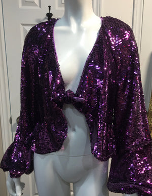 COSTUME RENTAL - X335 1970's Disco Queen Jacket