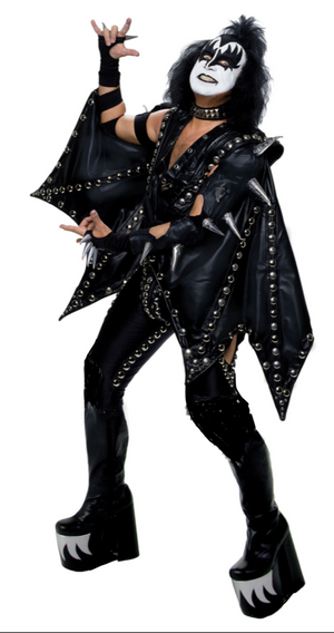 COSTUME RENTAL - D117A Demonic kiss Costume 7 pc large