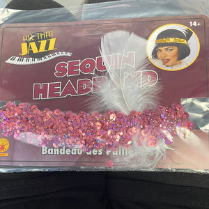 ACCESS: Headband, DIsco Sequin Pink