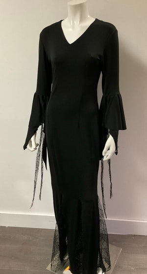 COSTUME RENTAL - D63B Morticia Large  1 pc