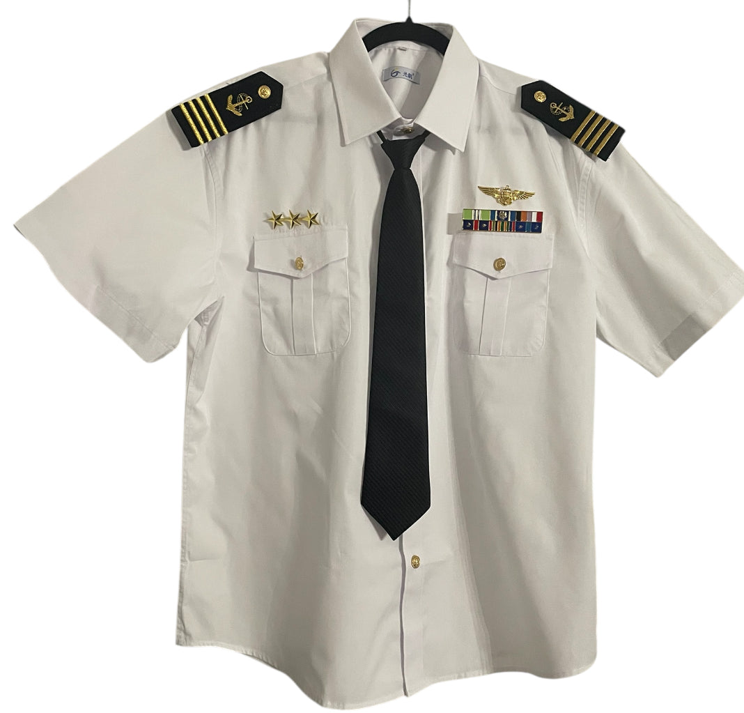 Captain Cloth COSTUME RENTAL - O4C SHIP CAPTAIN SHIRT - Large 5 pc – Woodbridge ...