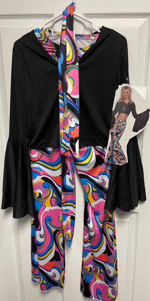 COSTUME RENTAL - X373 Groovy Hot Pink 3 pcs, small