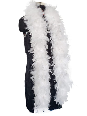 White feather boa