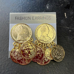 ACCESS: Earrings, Roman Coins