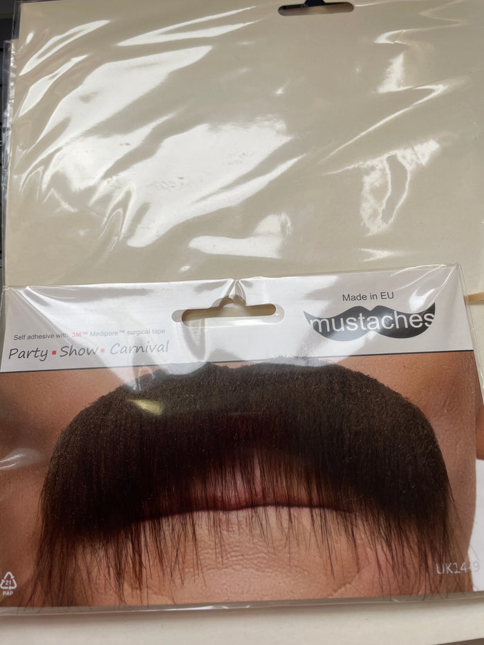 ACCESS: Moustache, Brown feathery
