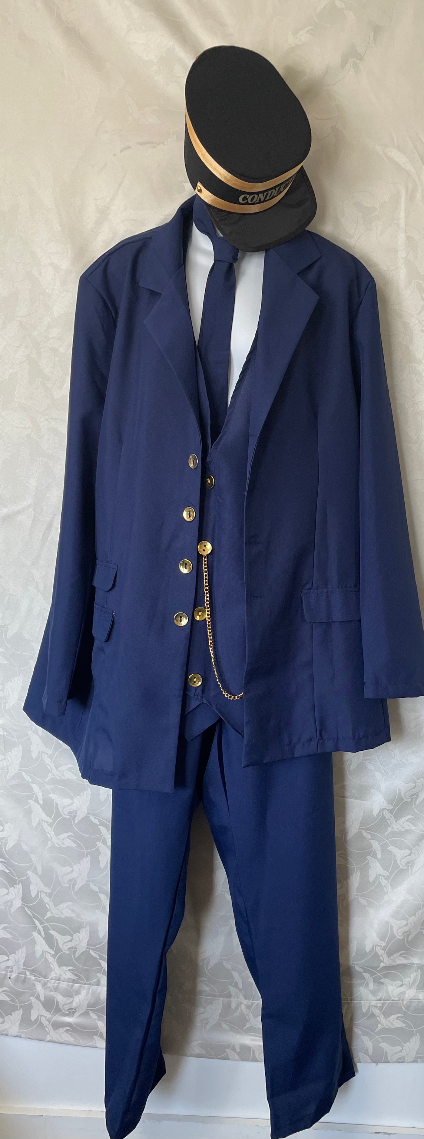 COSTUME RENTAL: O62 Train Conductor Uniform XL