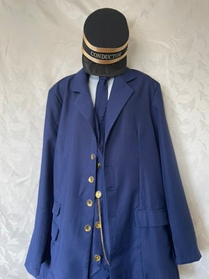 COSTUME RENTAL: O62 Train Conductor Uniform XL - 5 pcs