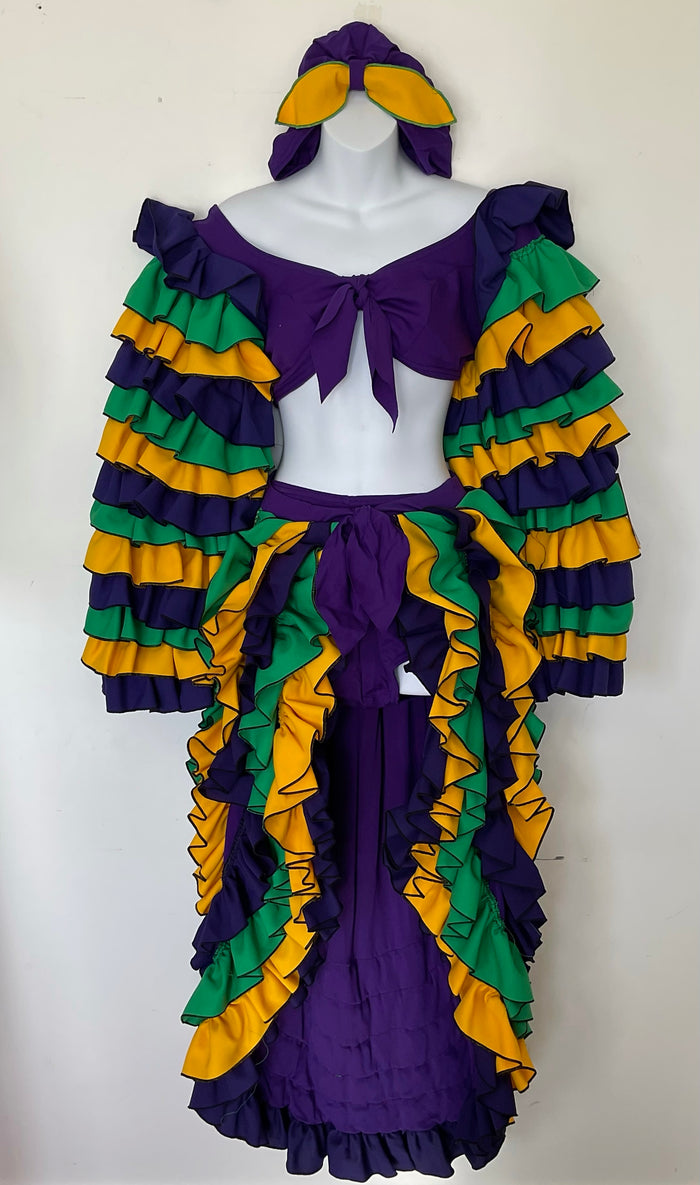 COSTUME RENTAL - I66 Calypso Woman Small  4 pc