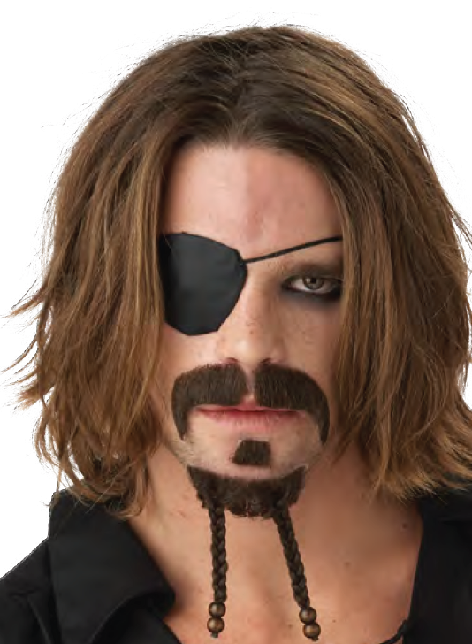 WIG: The Pirate Rogue moustache and beard