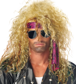 Wig: Heavy Metal Rocker blonde