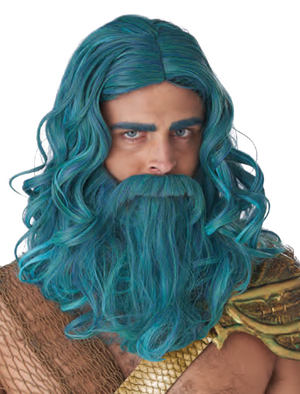 WIG: Ocean King Wig, Beard Moustache