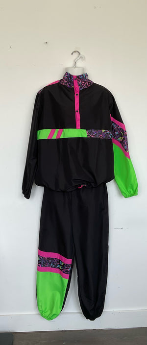 COSTUME RENTAL - Y203 1980's Track Suit Men 3 pcs